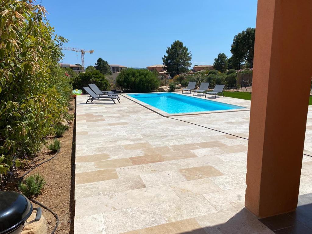 Villa Chez Géraldine Piscine chauffée, proche plage et rivière Lecci Esterno foto