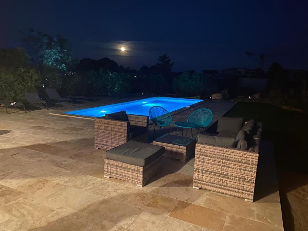 Villa Chez Géraldine Piscine chauffée, proche plage et rivière Lecci Esterno foto