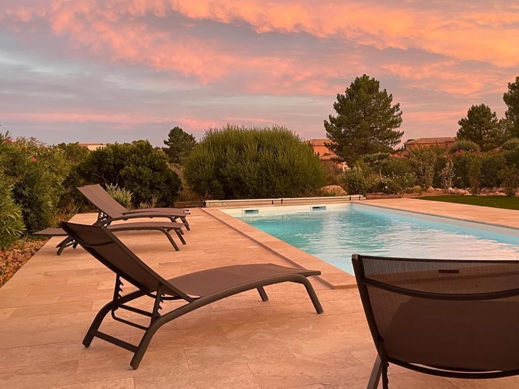 Villa Chez Géraldine Piscine chauffée, proche plage et rivière Lecci Esterno foto