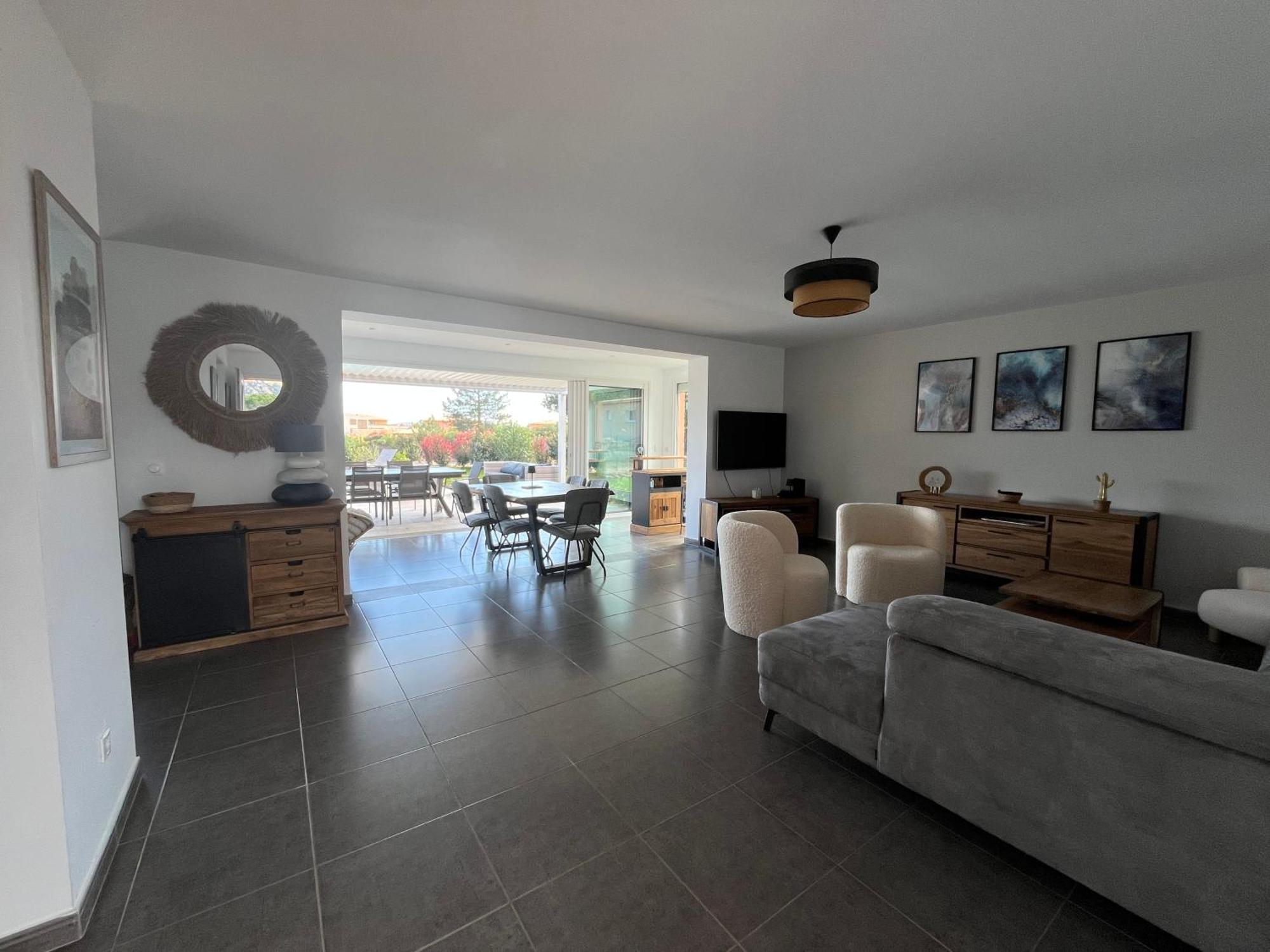 Villa Chez Géraldine Piscine chauffée, proche plage et rivière Lecci Esterno foto
